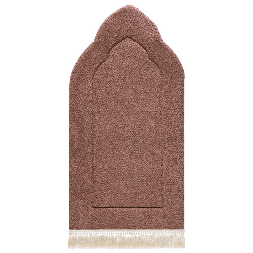 سجادة صلاة محراب سادة كاشمير Cashmere Arched Plain Prayer Mat