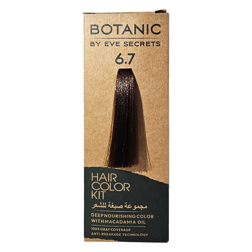 صبغ شعر بوتانيك من إيف سيكرتز 6.7 BOTANIC HAIR COLOR BY EVE SECRETS 6.7