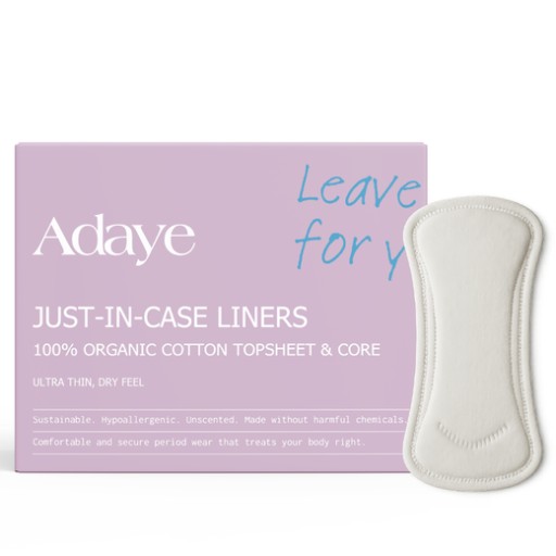 فوط يومية قطن عضوي- 12 قطعة Organic Cotton Just-In-Case Liners- 12 pcs