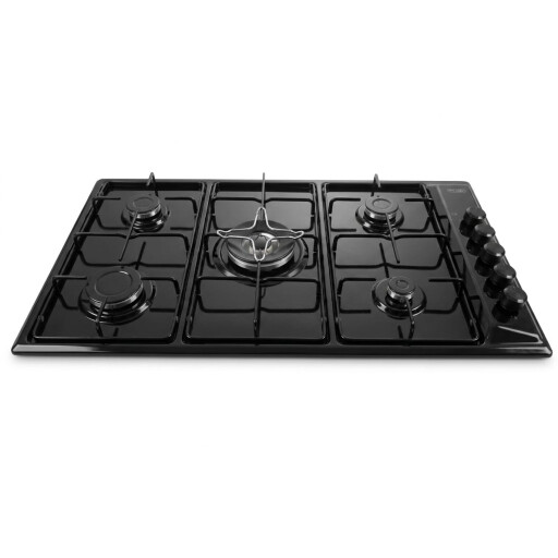 طباخ منضدي 85X50 دفن اسود ستيل Hob Cooker 86X50 Black Steel- Built - In