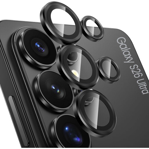 لصقة حماية عدسة الكاميرا سامسونج كلاكسي أس 26 ألترا Samsung Galaxy S26 Ultra Camera Lens Protector