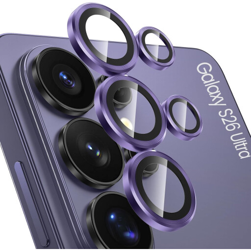لصقة حماية عدسة الكاميرا سامسونج كلاكسي أس 26 ألترا Samsung Galaxy S26 Ultra Camera Lens Protector