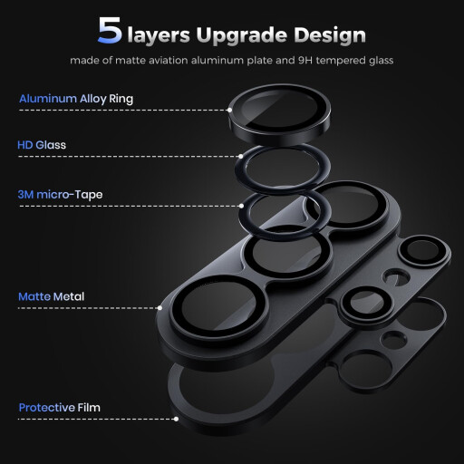 لصقة حماية عدسة الكاميرا سامسونج كلاكسي أس 26 ألترا Samsung Galaxy S26 Ultra Camera Lens Protector