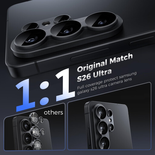 لصقة حماية عدسة الكاميرا سامسونج كلاكسي أس 26 ألترا Samsung Galaxy S26 Ultra Camera Lens Protector