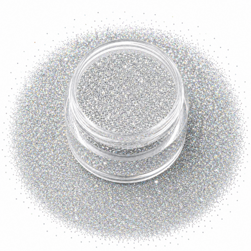 كلتر لامع – KC001 فضي Glitter Laser Effect – KC001 Silver