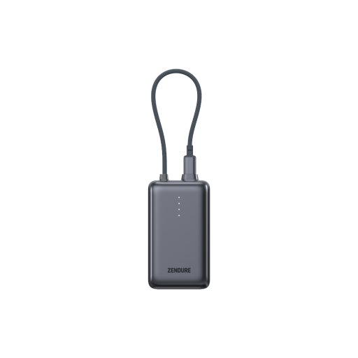 شاحن طوارئ سعة 10 الف ملي امبير 30 واط كيبل تايب سي مدمج Zendure SuperMini Pro 10,000 mAh With Type-C Cable
