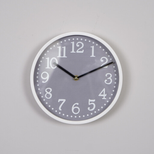 ساعة جدارية خشب قطر 22 سم Wooden Wall Clock 22cm