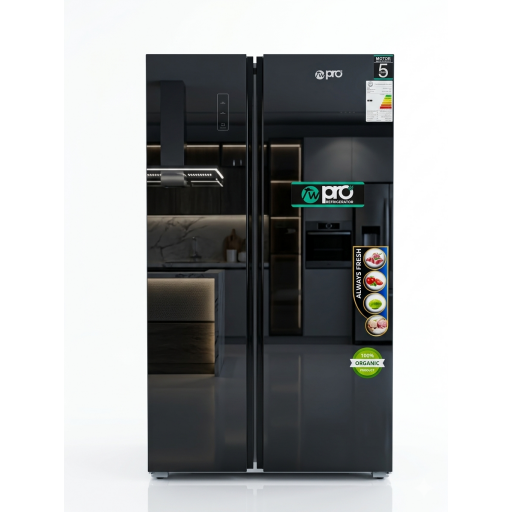 ثلاجة سايد باي سايد من براند برو 26قدم Brand Pro Side By Side Refrigerator 26 Feet