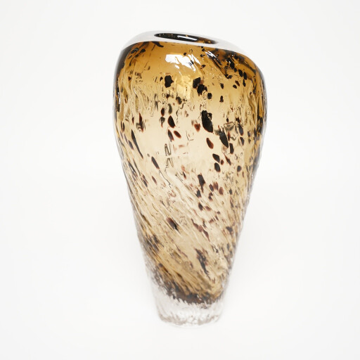 فازة زجاج ملون منقط Spotted Colored Glass Vase
