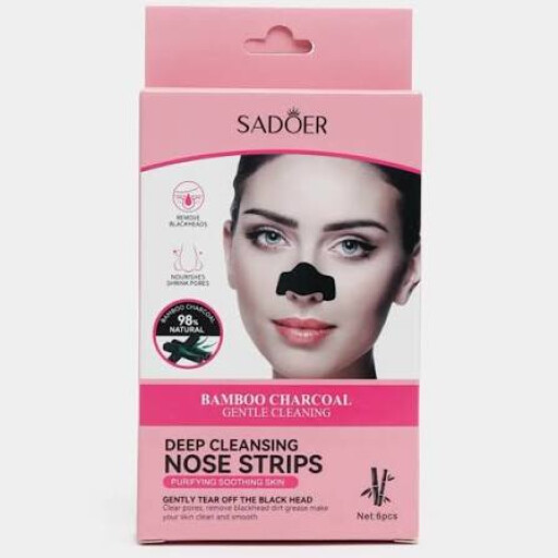 شرائح لاصقة لمنطقة الانف بالفحم SADOER