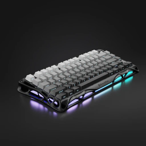 لوحة مفاتيح جرافاستار ميركوري K1 (أبيض وأسود) GravaStar Mercury K1 - Black/White