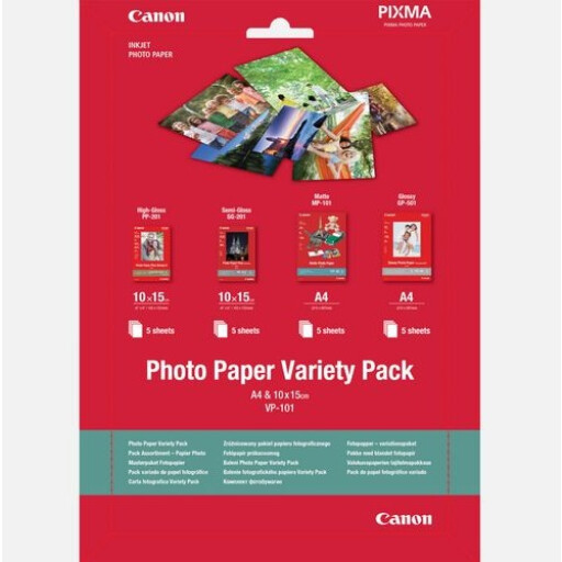 كانون Canon Pixma vp-101 Photo Paper Variety Pack a4