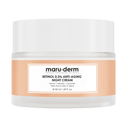 ماروديرم ريتينول 0.3% كريم ليلي مضاد للشيخوخة 50 مل Maruderm Retinol 0.3% Anti-Aging Night Cream 50ml