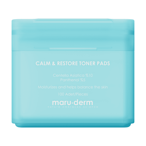 شرائح قطنية تونر هيدروجيل مهدئة ومرممة 100 قطعة- سنتيلا 10% + بانثينول 5% Soothing & Repairing Hydrogel Toner Pads 100pcs - Centella 10% + Panthenol 5%