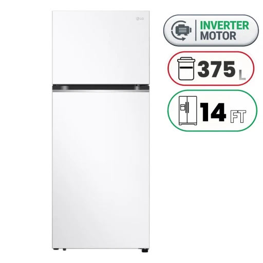 ثلاجة - سعة 375 لتر - 14 قدم - إنفرتر - أبيض Refrigerator - 375 L - 14 Ft - Inverter - White