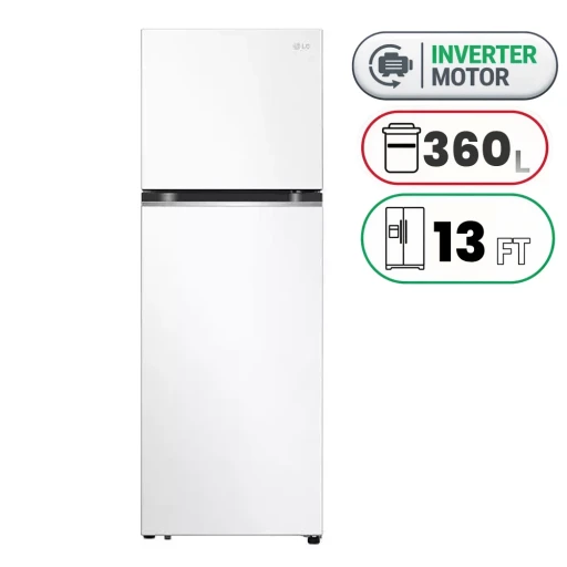 ثلاجة - سعة 360 لتر - 13 قدم - إنفرتر - أبيض Refrigerator - 360 L - 13 Ft - Inverter - White