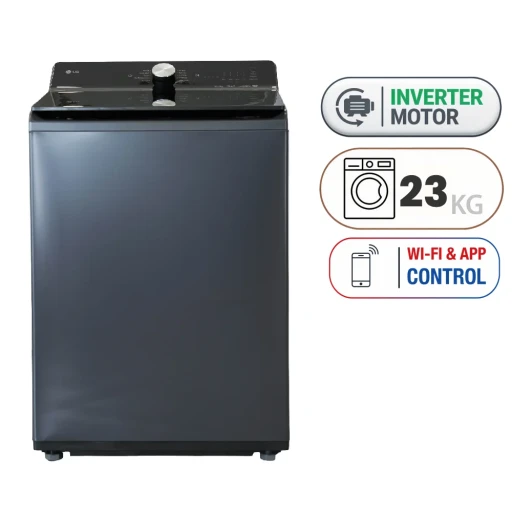 غسالة تحميل علوي - سعة 23 كغم - إنفرتر - غرافيت إيسنس Top Load Washing Machine - 23 kg - Inverter - Essence Graphite