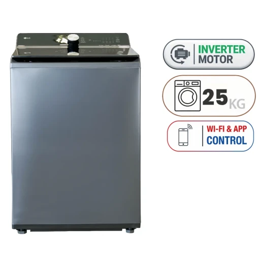 غسالة تحميل علوي - سعة 25 كغم - إنفرتر - غرافيت إيسنس Top Load Washing Machine - 25 kg - Inverter - Essence Graphite