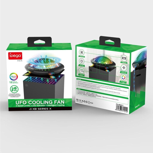 Ipega Ipega Ufo Rgb Cooling Fan For Xbox Series X