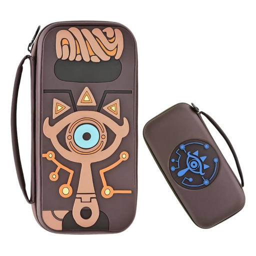 حقيبة حماية زيلدا لجهاز نينتندو سويتش - بني عتيق Zelda Protective Case for Nintendo Switch – Vintage Brown