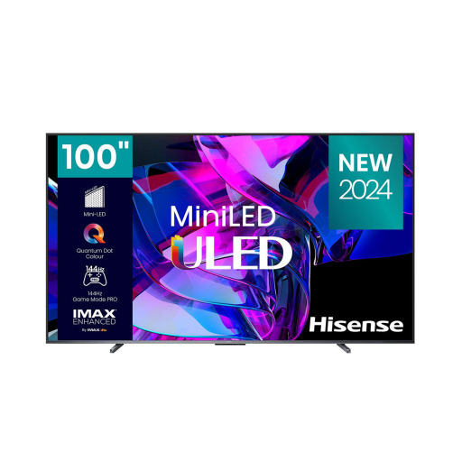 تلفزيون - 100 بوصة - 4K ألترا اتش دي - ميني ليد - أسود Television - 100 Inch - 4K Ultra HD - Mini-LED - Black