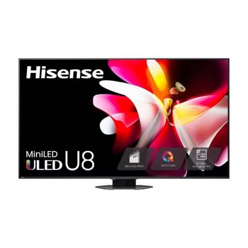 تلفزيون هايسنس 85U8N مقاس 85 بوصة Mini-LED ULED 4K Google TV 85-Inch Mini-LED ULED 4K Google TV