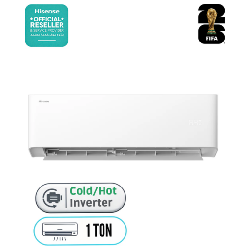 هايسنس مكيف سبليت جداري 1 طن - انفرتر - واي فاي - تحكم أمبير 6 مراحل - إصدار 2026 Hisense QAS-12UFHBW - Wall Mounted Split AC - 1 Ton - Inverter - Wi-Fi - 6-Step Ampere Control - 2026 Edition