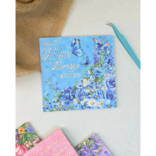 فتر ملصقات مربع ورد Square Flower Sticker Book