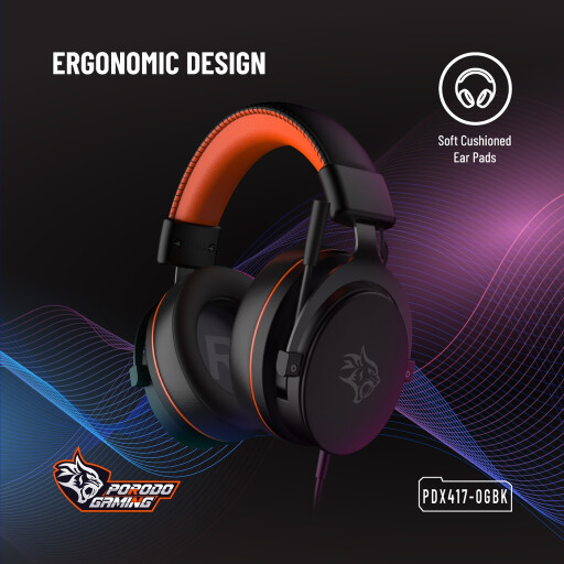 سماعة بورودو للألعاب PDX417 RGB 7.1 Porodo Gaming PDX417 RGB 7.1 Surround Headset