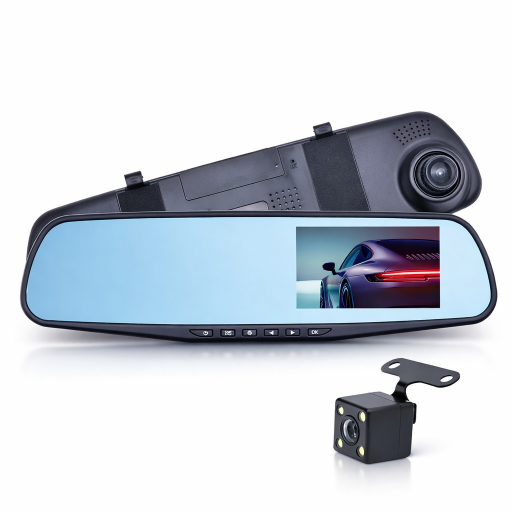 مرآة السيارة المزودة بالكاميرا car mirror with camera