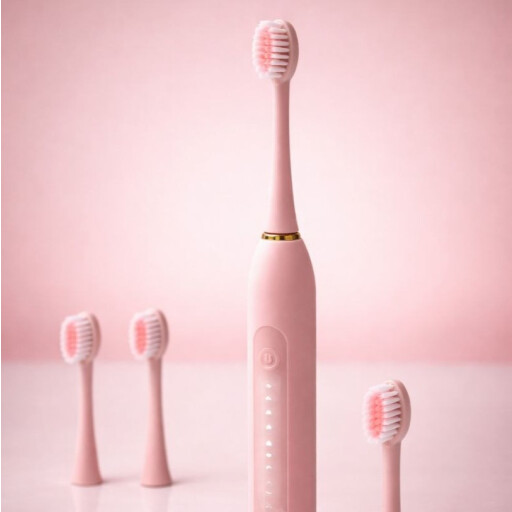 فرشاة أسنان كهربائية 6 أوضاع تنظيف وشحن سريع مقاومة للماء Electric Toothbrush – 6 Cleaning Modes Fast Charging Waterproof