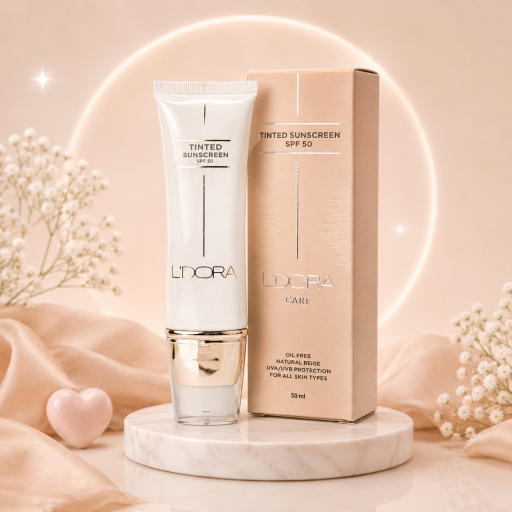 واقي الشمس الملون Tinted sunscreen