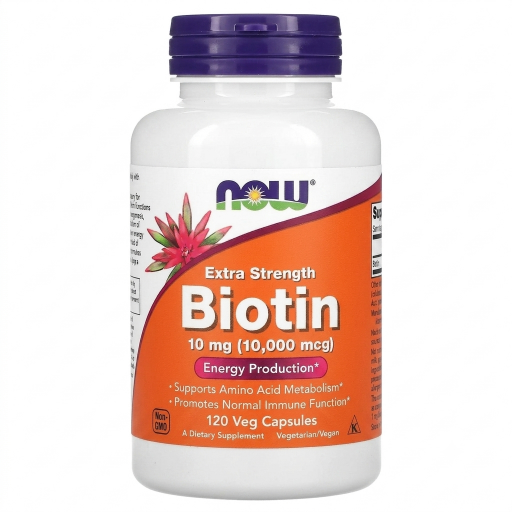 بيوتين 10 ملجم   120 كبسولة نباتية Biotin 10mg 120 Veg Capssules
