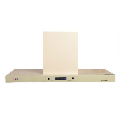 هود طبخ إل كيه ديواري 90 سم - بيج زجاجي ILK Wall Mount Cooker Hood 90cm - Glass Beige