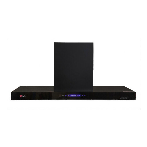 مطبخ ساحبة هواء (مفرغة) إيلك مع شاشة رقمية وتحكم باللمس - لون أسود ILK  Kitchen Hood with Touch Control and Digital Display - Black