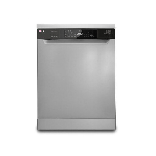 غسالة صحون إل كيه 8 برامج 15 موضع - فضي ILK 8-Program Dishwasher 15 Place Settings - Silver