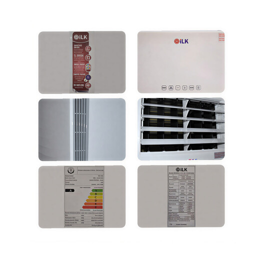 سبلت عمودي ئیلک أمبير باستر - أبيض ILK Floor Standing Split AC Ampere Buster - White