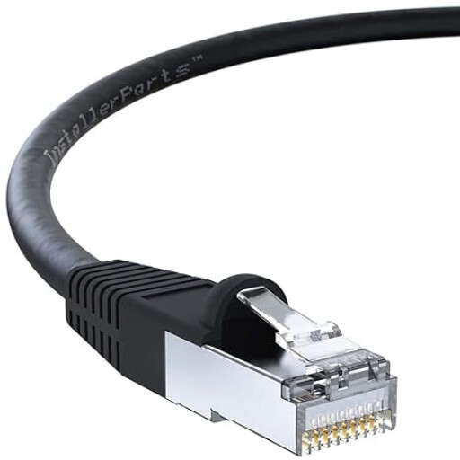 كابل شبكة كواترونكس كات 6 محمي بالكامل بطول 15 متر Quadtronics SFTP Cat6 Network Cable 15M