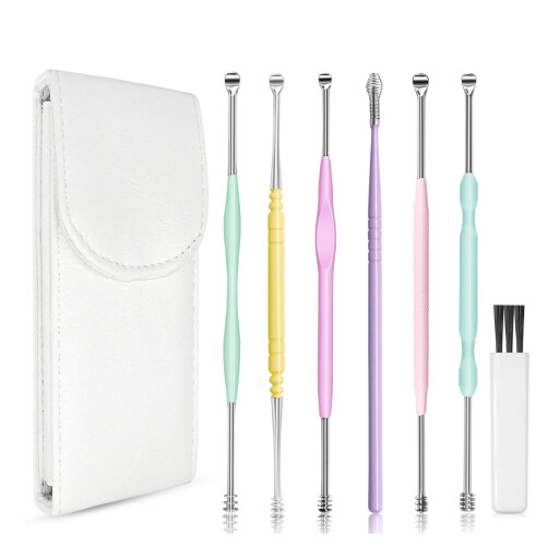 مجموعة جيميس لتنظيف الأذن الفاخرة المحمولة عملية gemice Portable Luxury Ear Cleaning Kit