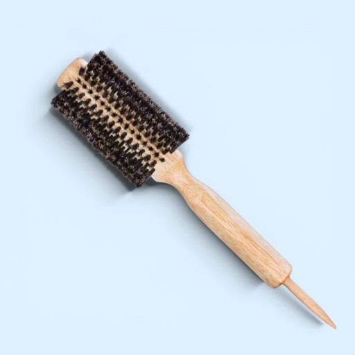 فرشاة سشوار خشب حرارية إيطالية قياس صغير Italian Wooden Thermal Hair Brush for Blow Dry – Size S