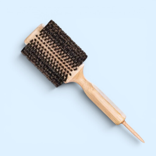 فرشاة سشوار خشب حرارية إيطالية لتصفيف الشعر – قياس كبير Italian Wooden Thermal Hair Brush for Blow Dry – Size L