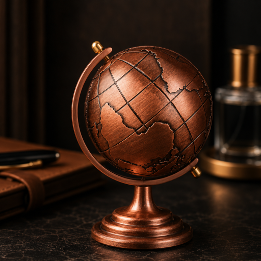 كرة أرضية معدنية Luxury Metal Globe