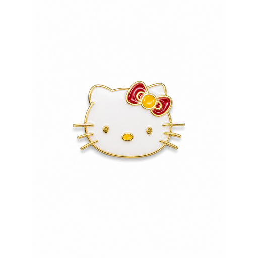 ملصق هيلو كيتي الذهبي Golden Hello Kitty Sticker