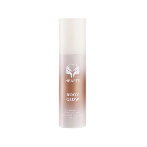 هايلايتر بودي جلو للوجه والجسم Hearts Body Glow Face Body Highlighter