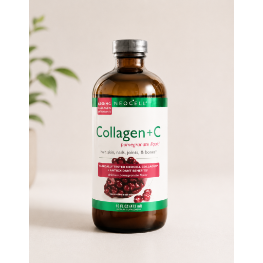 شراب الكولاجين بالرمان وفيتامين سي 473 مل Collagen + C Pomegranate Liquid 473ml