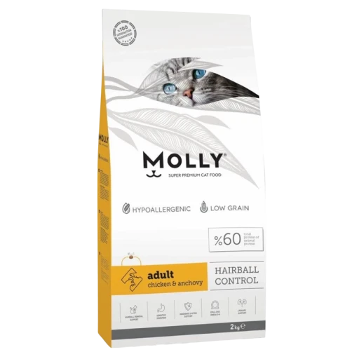 Molly التحكم في كرة الشعر - الدجاج Molly Hairball Control - chicken