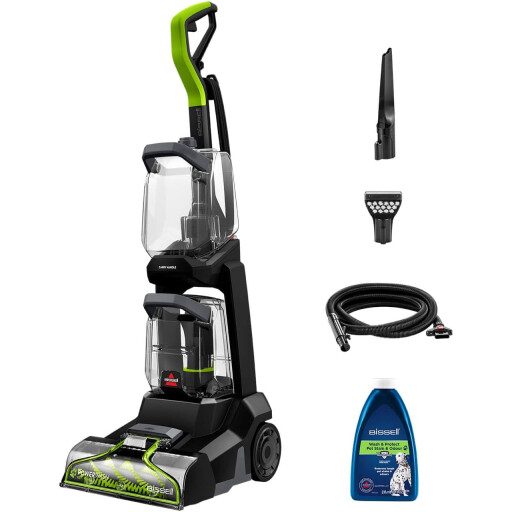 بيسيل باور واش بيت – 3878N – غسالة سجاد ومفروشات – أسود / أخضر Bissell PowerWash Pet – 3878N – Carpet Cleaner – Black / Green