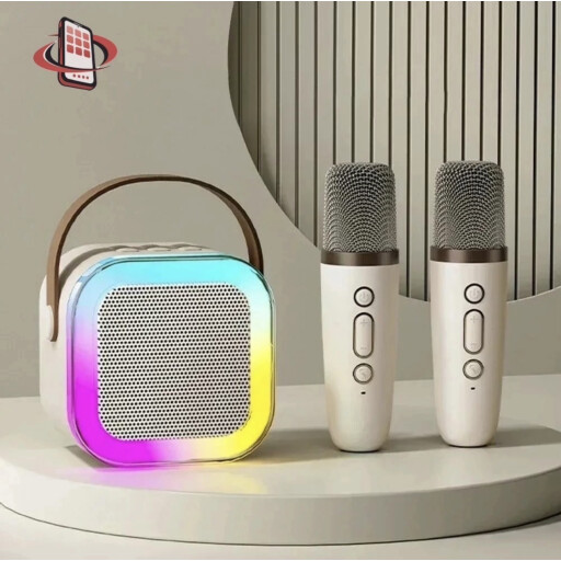 مكبر صوت مع مايك ثنائي مدمج بإضاءة RGB Speaker