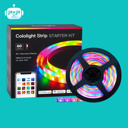 شريط الاضاءة الذكي 2 متر cololight strip starter kit 60 2m