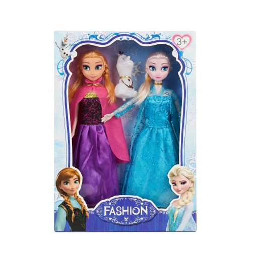 طقم دمى أميرات الثلج مع أولاف للأطفال البنات Snow Princess and Olaf Doll Set for Girls